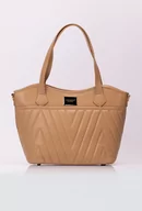 Torebki damskie - Pikowana torba typu shopper - Monnari - miniaturka - grafika 1