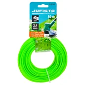 Akcesoria do kos i kosiarek - ŻYŁKA TNĄCA DO KOS I PODKASZAREK 2,4 MM 50 MB JUFISTO JU-ZOK-2245 GWIAZDKA - miniaturka - grafika 1