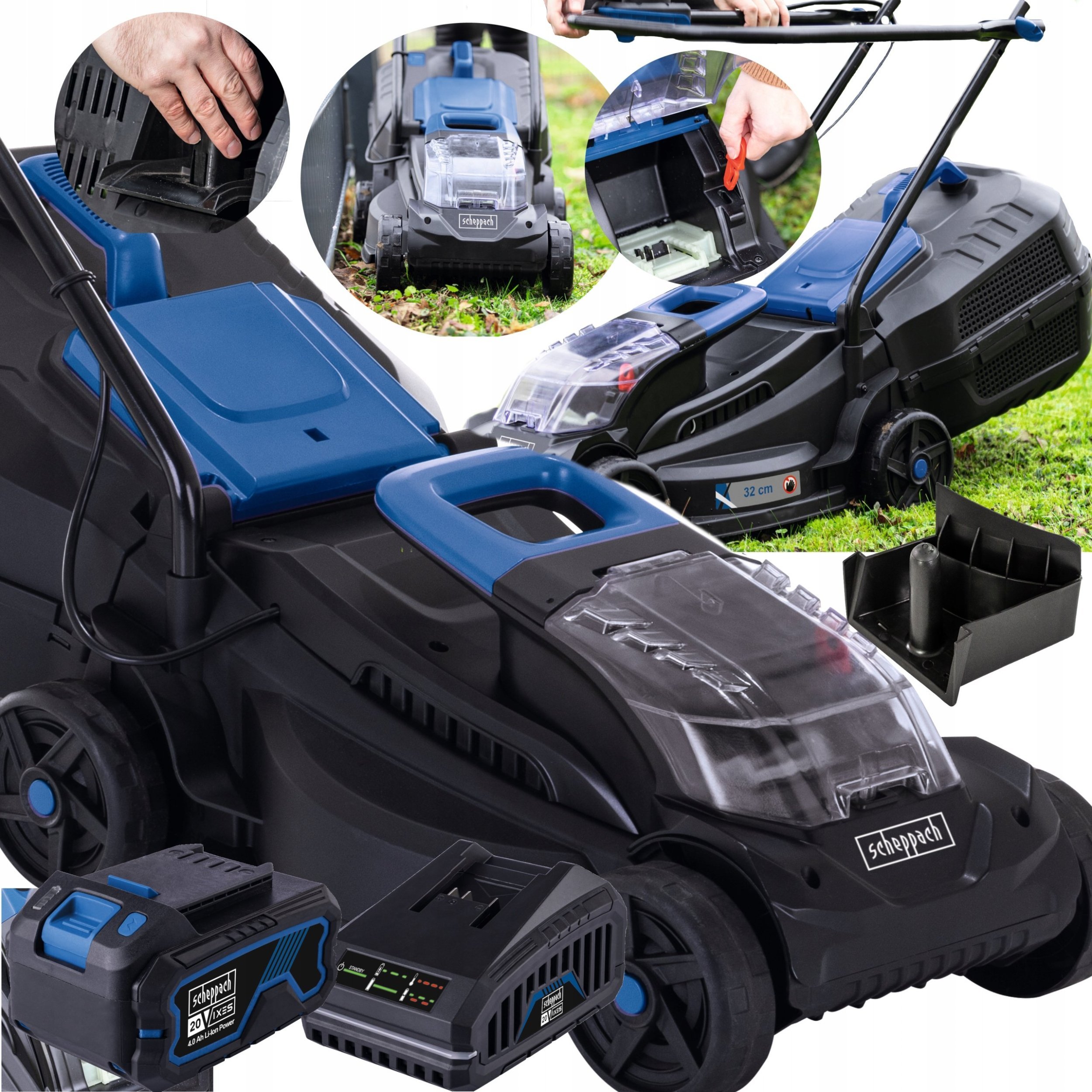 Scheppach Akumulatorowa Kosiarka BC-MP320-X 20V