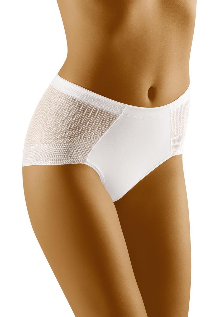 Wol-Bar Futura biały M Majtki figi modelujące