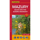 Atlasy i mapy - Wydawnictwo Compass Mazury - Szlak Krutyni, J. Śniardwy Mapa turystyczna 1:60 000 - Compass - miniaturka - grafika 1