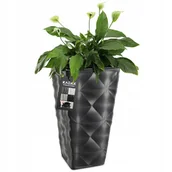 Meble modułowe i akcesoria - Doniczka Donica Z Wkładem Ogrodowa Antracyt 75Cm - miniaturka - grafika 1