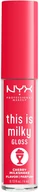 Błyszczyki do ust - NYX PROFESSIONAL MAKEUP THIS IS MILKY GLOSS 13 Cherry Milk Shake 4ml - Błyszczyk do ust 13 Cherry Milk Shake - miniaturka - grafika 1