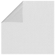 Akcesoria do basenów - vidaXL Lumarko Pływająca folia solarna z PE, 260x160 cm, szara! 93005 - miniaturka - grafika 1