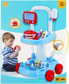 Zabawki kreatywne - Mega Creative Zestaw lekarski WÓZEK - miniaturka - grafika 1