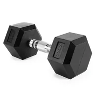 Hantle i ciężarki - Hantel ogumowany TREXO Hex HXD75 7.5 kg - miniaturka - grafika 1