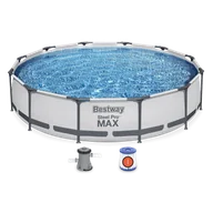 Baseny ogrodowe - Basen ogrodowy stelażowy, zestaw 9w1, Bestway, 366x76 cm - miniaturka - grafika 1