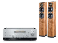 Zestawy stereo - Yamaha R-N2000A (srebrny) + Vela FS407 (orzech) - miniaturka - grafika 1