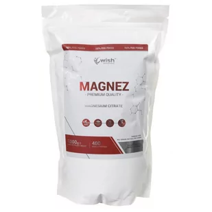 Wish Pharmaceutical Wish Cytrynian magnezu w proszku - 1000 g - Witaminy i minerały - miniaturka - grafika 1