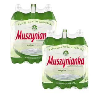Muszynianka Naturalna woda mineralna wysokozmineralizowana niskonasycona CO2 1,5 l x 12 sztuk - Desery dla dzieci - miniaturka - grafika 1