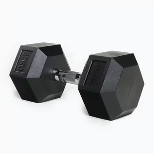 Hantel ogumowany TREXO Hex 20 kg - Hantle i ciężarki - miniaturka - grafika 1