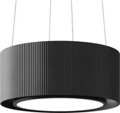 Okapy kuchenne - Okap wyspowy CIARKO DESIGN MONO LIGHT 80 black 640 m3/h - miniaturka - grafika 1