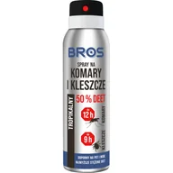 Zwalczanie i odstraszanie szkodników - BROS Spray na komary i kleszcze 50% DEET 90 ml - miniaturka - grafika 1