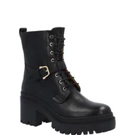 Botki damskie - Trussardi Skórzane botki - miniaturka - grafika 1