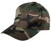 Odzież taktyczna i umundurowanie - czapka Mil-Tec Baseball Cap woodland - miniaturka - grafika 1