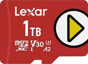 Karty pamięci -  Lexar PLAY MicroSDXC 1 TB Class 10 UHS-I/U1 A2 V30 LMSPLAY001T-BNSNG - miniaturka - grafika 1