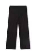 Spodnie i spodenki dla dziewczynek - HUGO legginsy dziecięce kolor czarny gładkie - Hugo - miniaturka - grafika 1