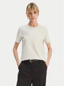 Koszulki i topy damskie - Calvin Klein T-Shirt LV044C905G Szary Regular Fit - miniaturka - grafika 1