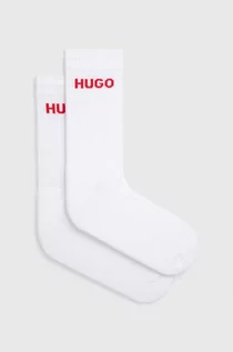 Skarpetki męskie - HUGO skarpetki 6-pack męskie kolor biały - Hugo - grafika 1