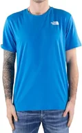 Bluzki damskie - The North Face Foundation Tracks Graphic Bluzka Skyline Blue L - miniaturka - grafika 1