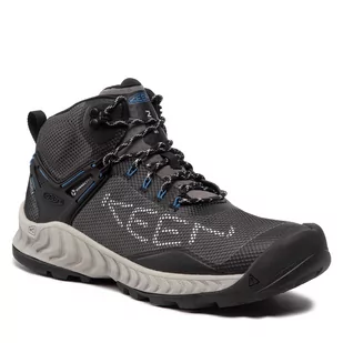 Trekkingi KEEN - Nxis Evo Mid Wp 1026108 Magnet/Bright Cobalt - Buty trekkingowe damskie - miniaturka - grafika 1