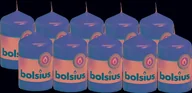Świece - Świeca pieńkowa walec BOLSIUS 15H 8CM 10szt. CZERWONA - miniaturka - grafika 1