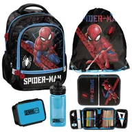 Zestawy szkolne - Zestaw szkolny 5-elementowy Spider-Man Paso dla chłopca klasa 1 - miniaturka - grafika 1