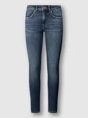 Spodenki damskie - Pepe Jeans Dżinsy - Skinny fit - w kolorze granatowym - miniaturka - grafika 1