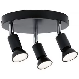 Paulmann Carolina lampa podsufitowa 3x10W antracyt/chrom 66752 - Lampy sufitowe - miniaturka - grafika 1