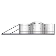 Ogrodzenia - Brama przesuwna Tytus 4 m lewa - miniaturka - grafika 1