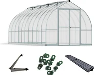 Szklarnie ogrodowe - Palram - Szklarnia aluminiowa Canopia Bella 820 SparSet Srebrny 601x244x219 cm - miniaturka - grafika 1