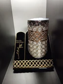 Lampiony i znicze - Znicz Solar Vip Złoty Ilumini - miniaturka - grafika 1