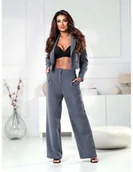 Biustonosze - Gładki biustonosz bezszwowy ZELLIA - czarny - miniaturka - grafika 1