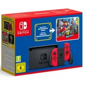 Konsole Nintendo - NINTENDO Switch + Super Mario Odyssey (kod do pobrania) - miniaturka - grafika 1