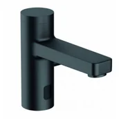 Baterie umywalkowe - KLUDI 3810039 ZENTA SL elektroniczna bateria umywalkowa, z uchwytem regulacji tmp., zasilanie za pomocą baterii litowej 6V CR-P2; czarny mat - miniaturka - grafika 1