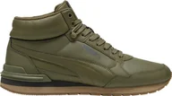 Trampki męskie - Buty Puma ST Runner v4 Mid khaki 402893 06 44,5 - miniaturka - grafika 1