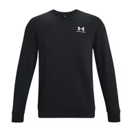 Bluzy męskie - Bluza fitness męska Under Armour Essential Fleece Crew - miniaturka - grafika 1