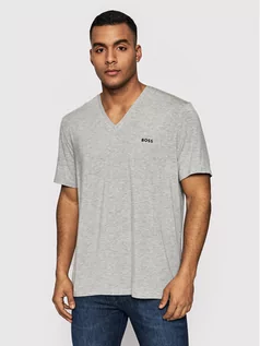 Koszulki męskie - Hugo Boss T-Shirt Comfort 50469579 Szary Regular Fit - grafika 1
