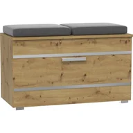 Moda i Uroda OUTLET - Szafka Na Buty Siedzisko Schowek Opal Dąb Artisan - miniaturka - grafika 1