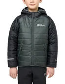 Kurtki i płaszcze dla chłopców - Jack Wolfskin ZENON JACKET K, slate green/black, 128 - miniaturka - grafika 1