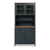 Witryny - Antracytowa drewniana witryna Marckeric Miranda - miniaturka - grafika 1