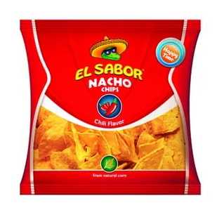 Nachosy O Smaku Chili 100G El Sabor - Chipsy Nachosy O Smaku Chili 100G El Sabor - Chipsy - miniaturka - grafika 1