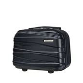 Walizki - Kuferek Porto ABSQM020, 32x17x26 cm, czarny - miniaturka - grafika 1