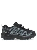 Buty trekkingowe dziecięce - Salomon Trekkingi Xa Pro V8 Waterproof L47729300 Czarny - miniaturka - grafika 1