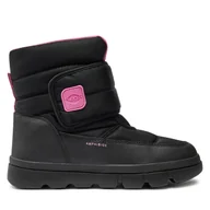 Buty dla dziewczynek - Śniegowce Geox Willaboom J46HWC 0FU54 C0922 D Czarny - miniaturka - grafika 1