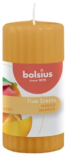 Świece - Bolsius Świeca pieńkowa zapachowa True Scents mango - grafika 1