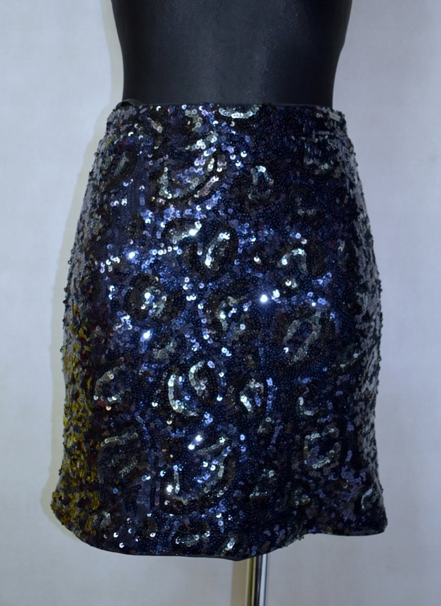 Spódnica Damska Granatowa Cekinowa Rozmiar XS *Guess*