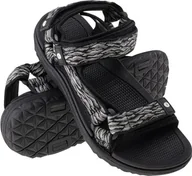 Sandały męskie - Hi-Tec SANDAŁY HANAR BLACK/GREY 44 - miniaturka - grafika 1
