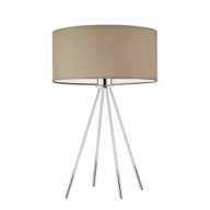 Lampy stojące - Beżowa lampa stołowa do salonu w stylu boho SIERRA - miniaturka - grafika 1