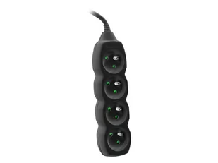 Tracer Listwa zasilająca Przedłużacz Power Cord3 m 4 black - T (TRALIS44615) - Listwy zasilające - miniaturka - grafika 2